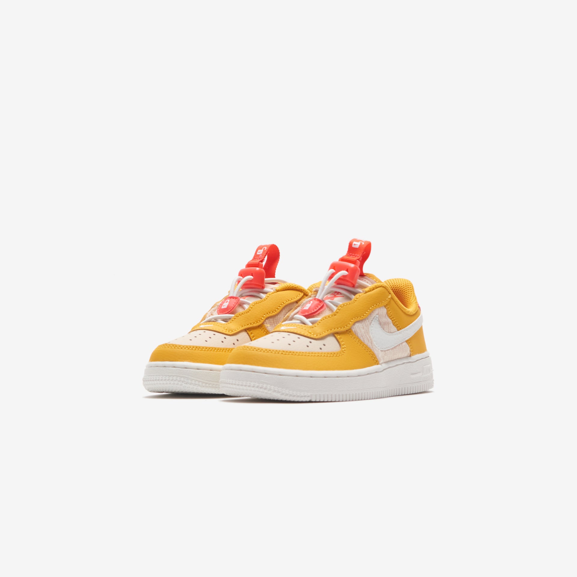 Nike Force 1 Toggle SE - Yellow Ochre / Pearl White / Bright Crimson / Summit White