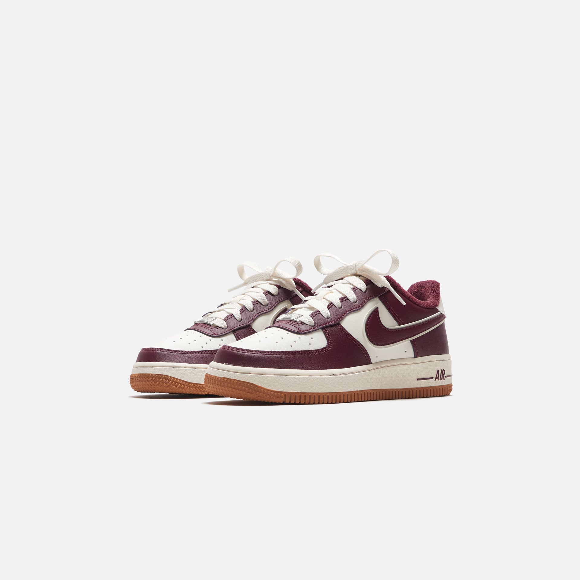 Nike Grade School Air Force 1 LV8 2 - Summit White / University Red