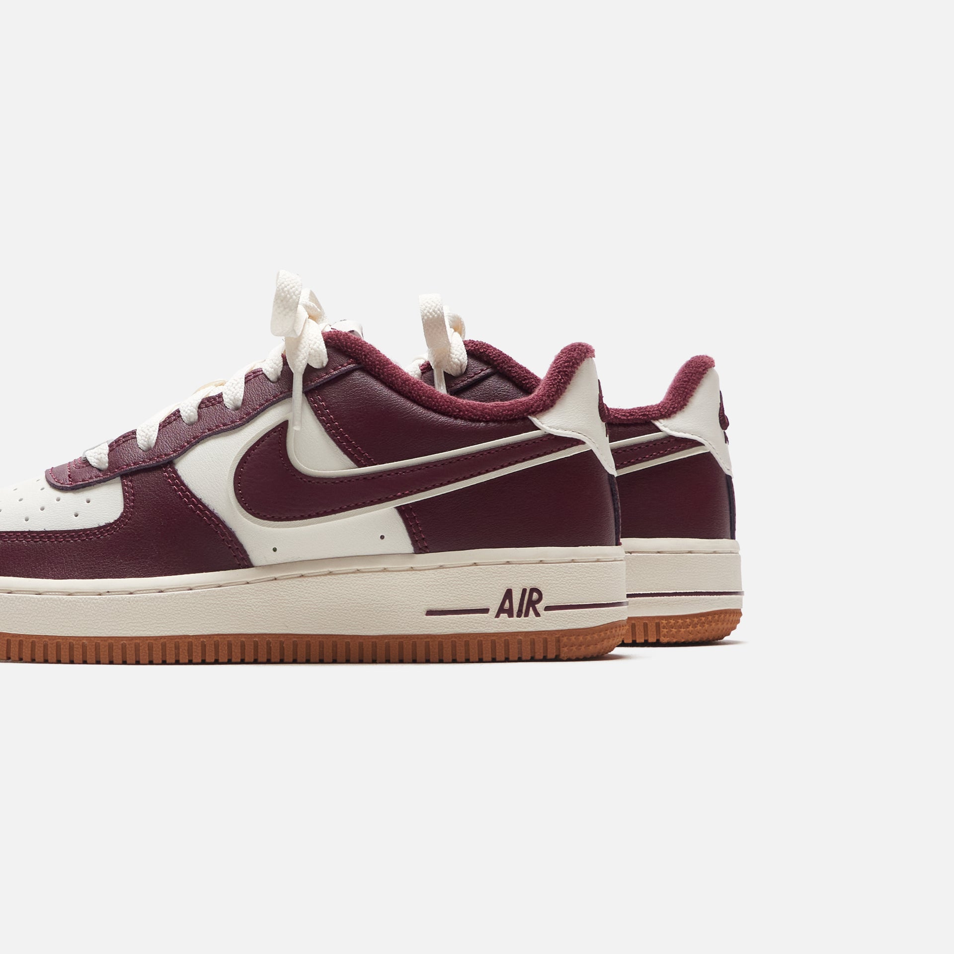 Nike Grade School Air Force 1 LV8 2 - Summit White / University Red