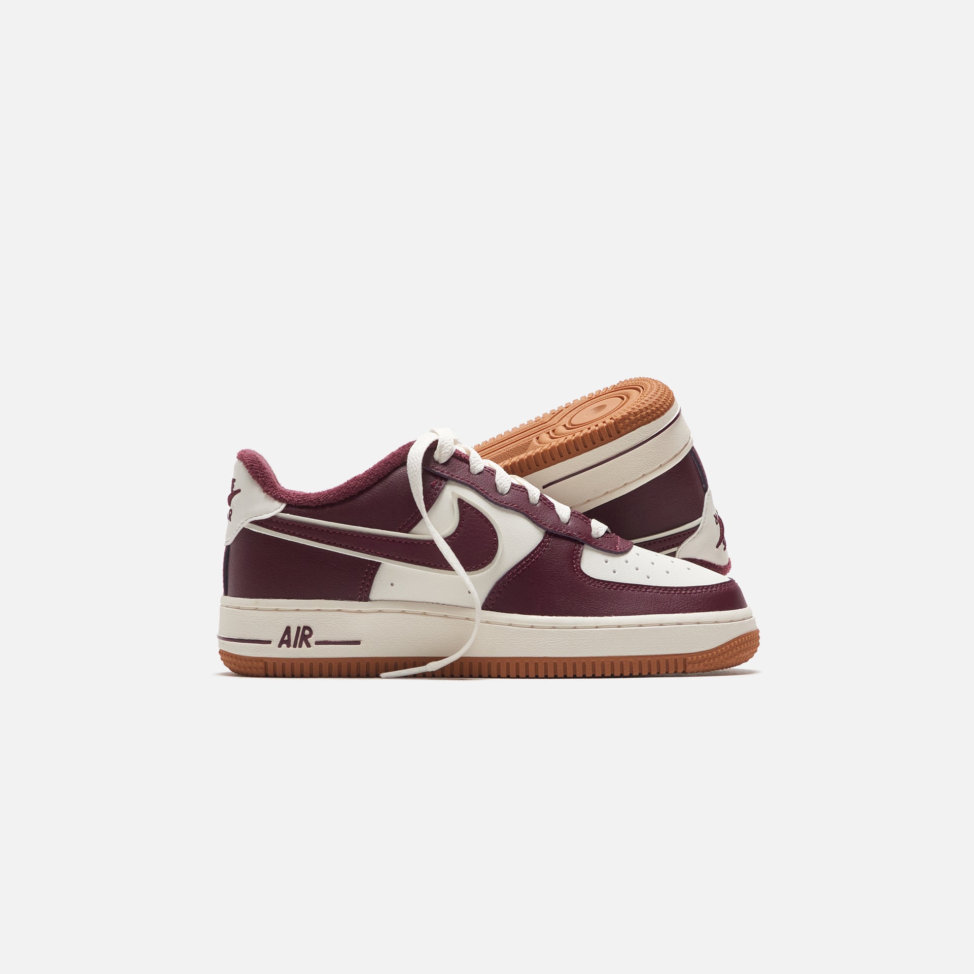 Nike Grade School Air Force 1 LV8 2 - Summit White / University Red