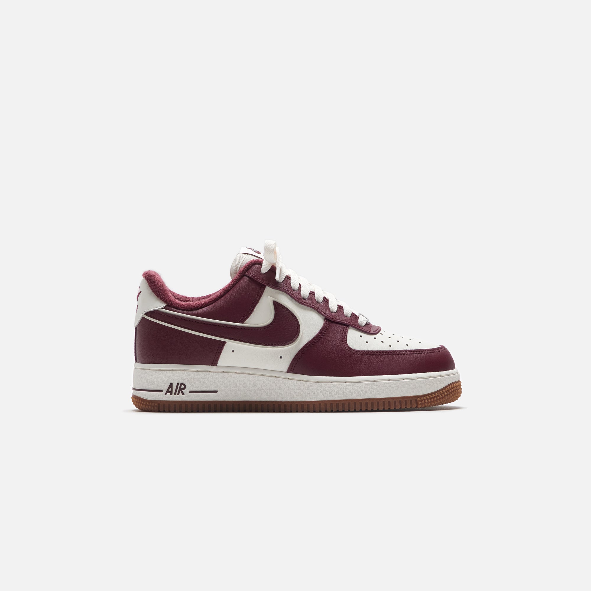 Nike Air Force 1 `07 LV8 - Sail / Night Maroon / Gum / Medium Brown