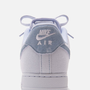 Nike Air Force 1 I 07 LV8 Low Canvas Suede Dip Dye Blue Football Grey  DQ8233 001