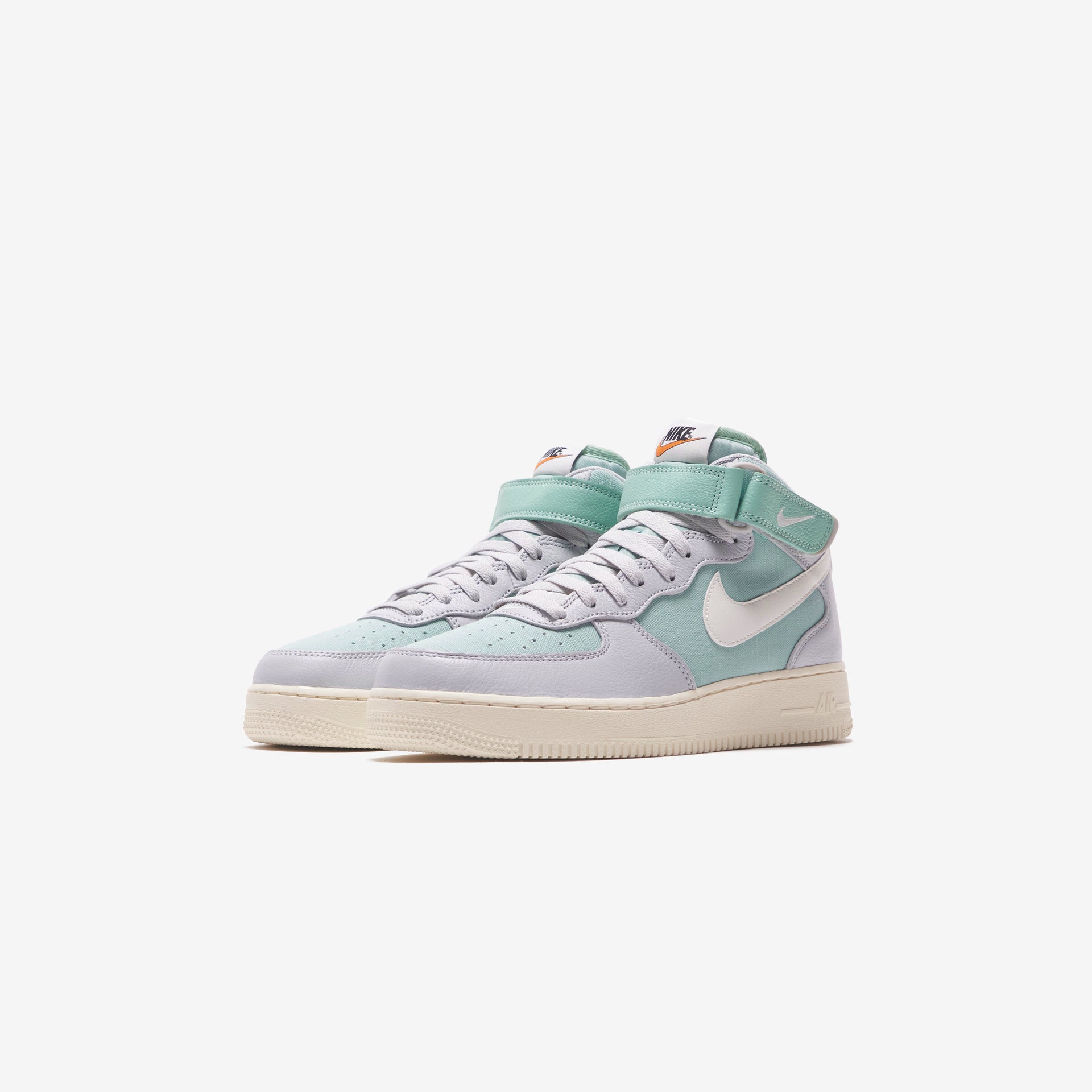 Nike Air Force 1 Mid `07 Lx - Grey Fog / Enamel Green / Alpha Orange / Sail