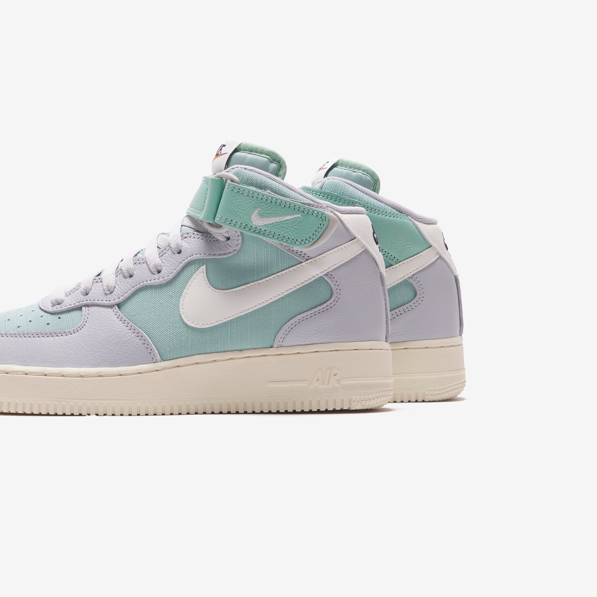 Nike Air Force 1 Mid `07 Lx - Grey Fog / Enamel Green / Alpha Orange / Sail