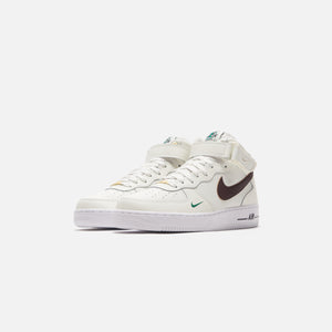 Nike Air Force 1 '07 LV8 Mid Sneakers in Green and White