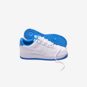 Nike Air Force 1 `07 - White / White Light  Photo Blue