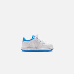 Nike Toddler Force 1 ESS - White / White light Photo Blue