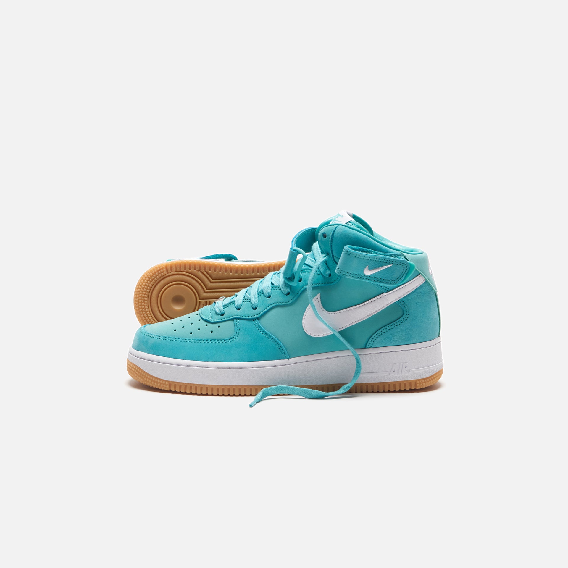 Nike Air Force 1 Mid - Washed Teal / White Gum / Light Brown