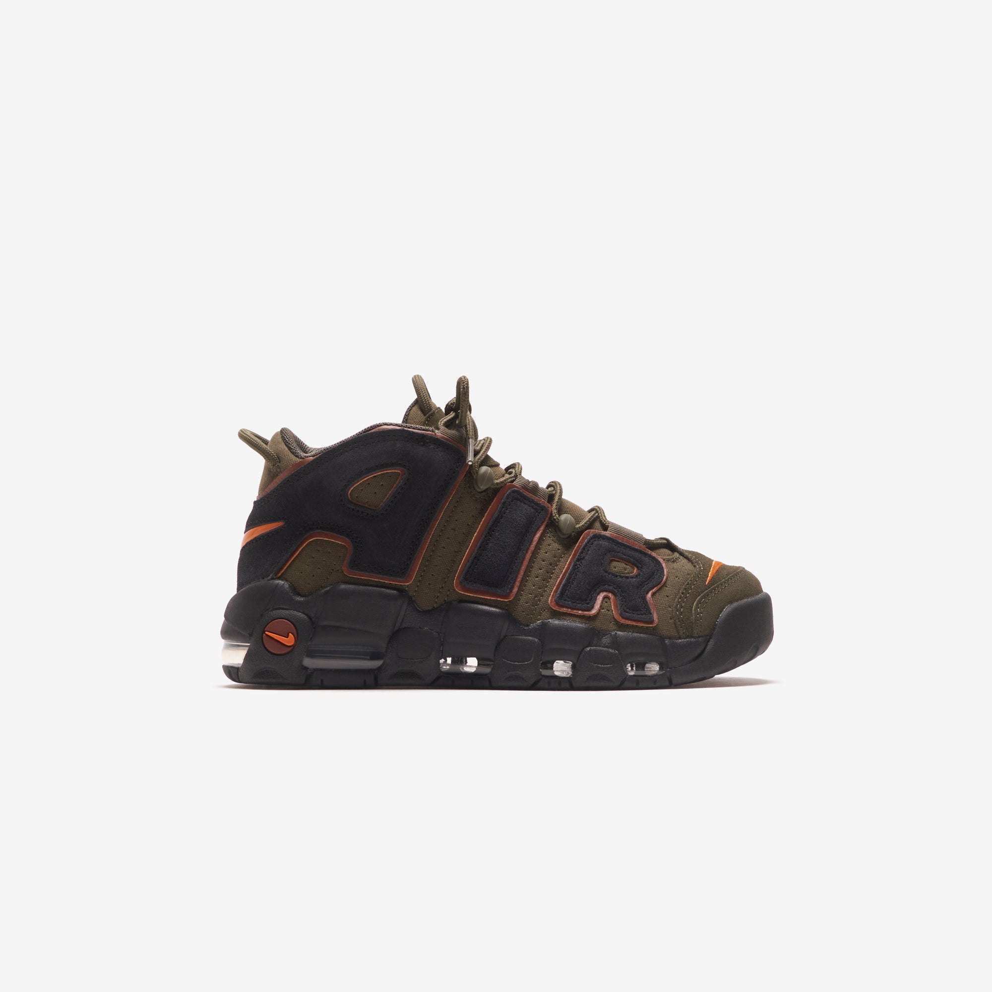 Nike Air More Uptempo `96 - Cargo Khaki / Black / Pecan / Alpha – Kith