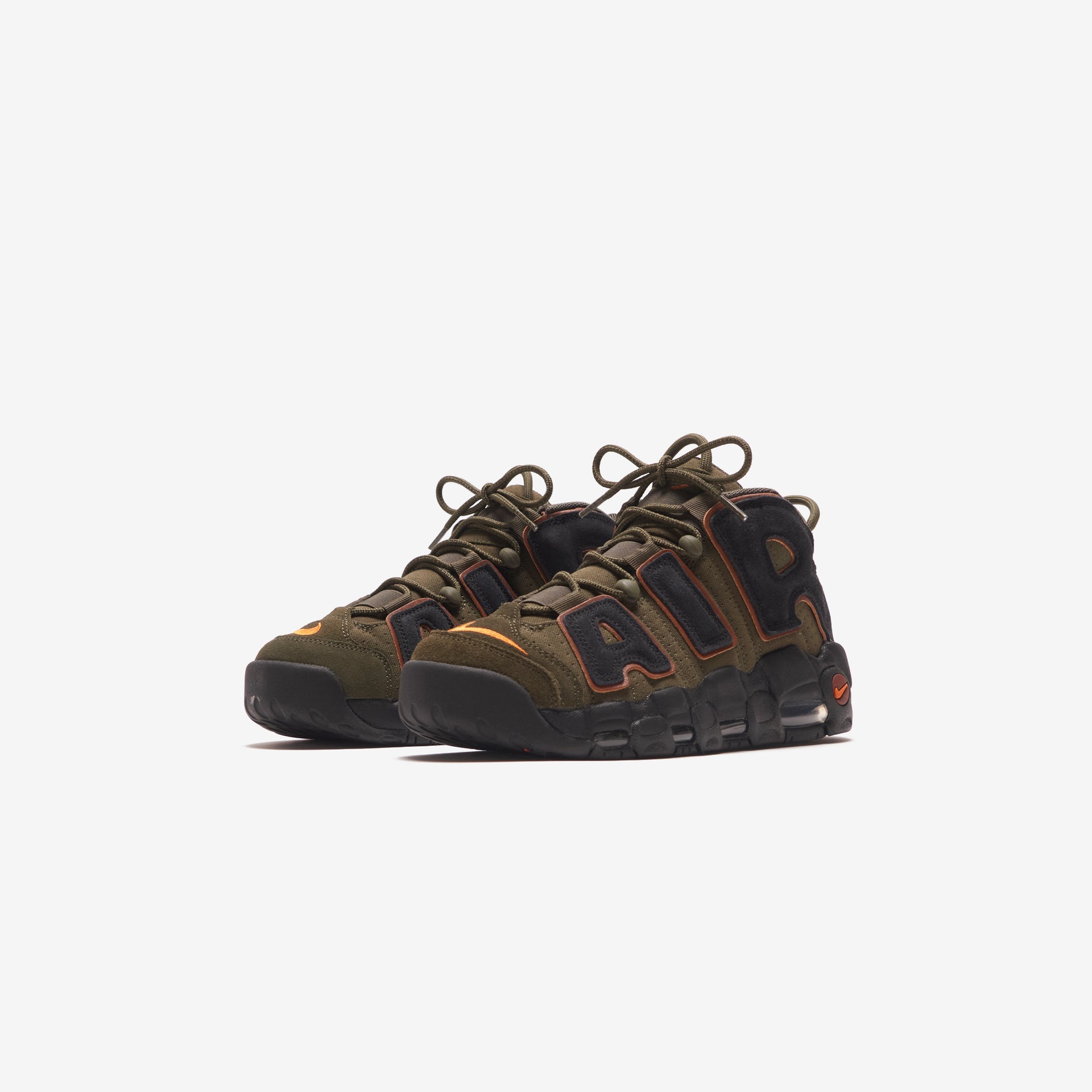 Nike Air More Uptempo `96 - Cargo Khaki / Black / Pecan / Alpha