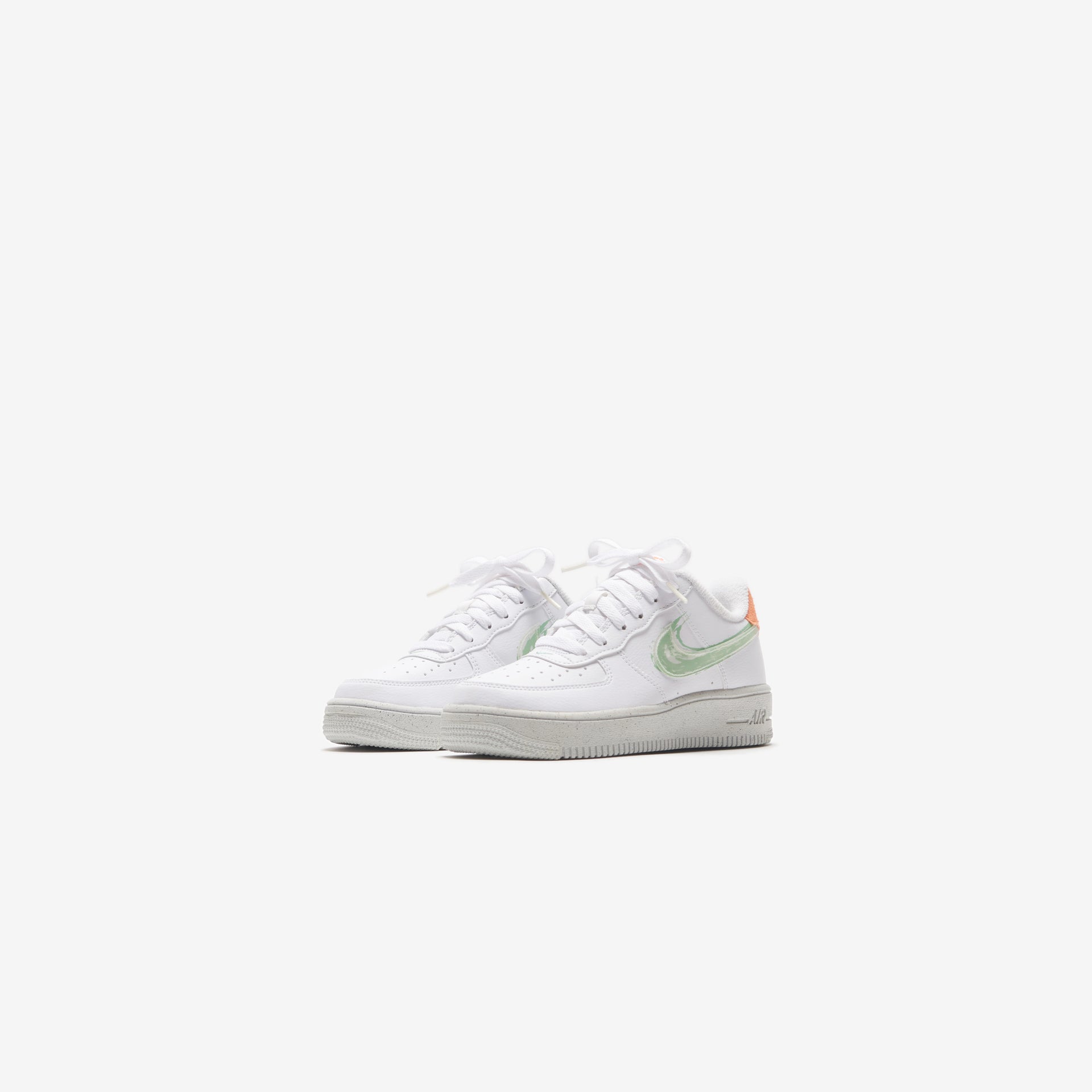 Nike Air Force 1 Crater - White / Orange Trance / Sail / Enamel Green