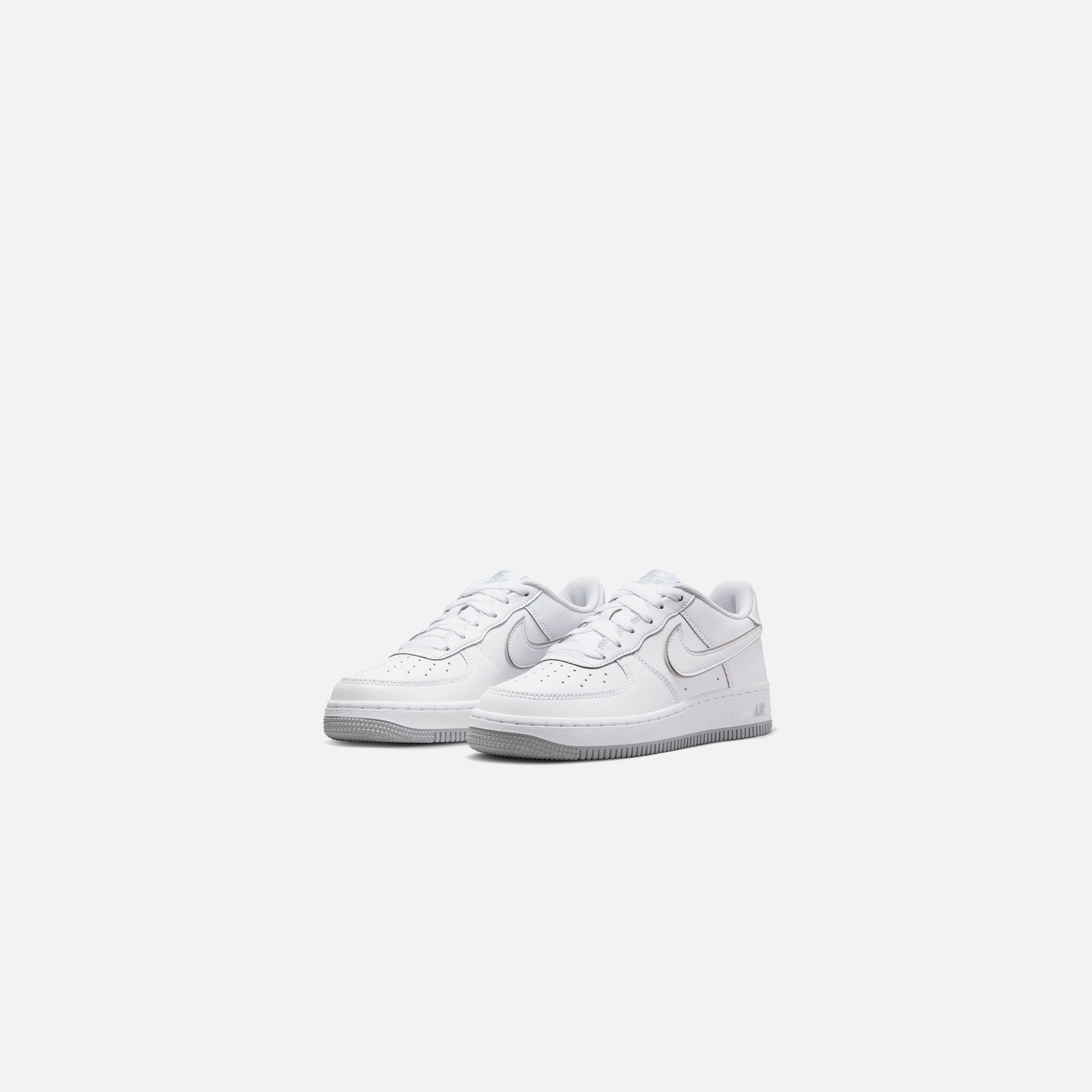 Nike Grade School Air Force 1 - White / Wolf Grey / White