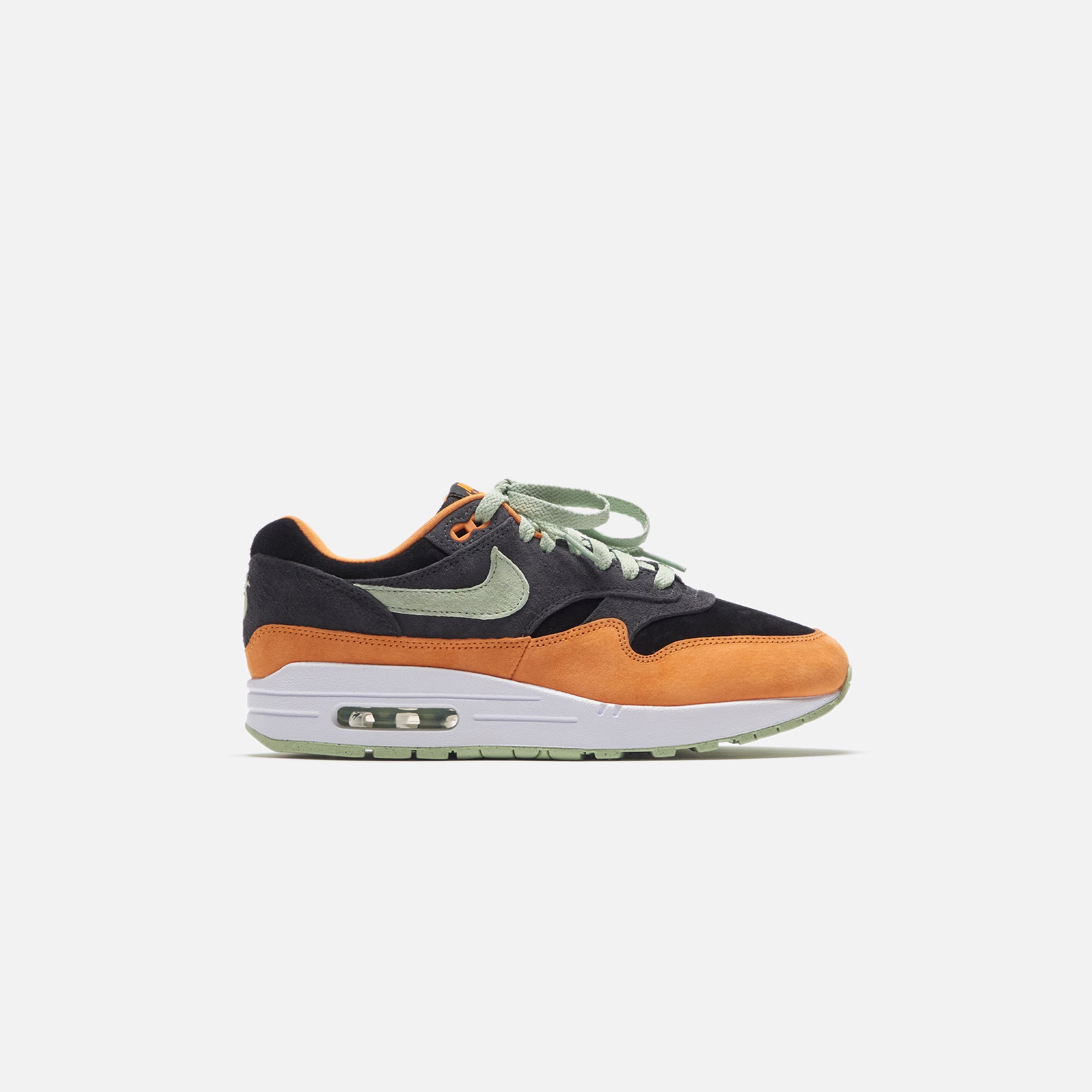 Nike Air Max 1 PRM - Anthracite / Honeydew / Black / Kumquat – Kith