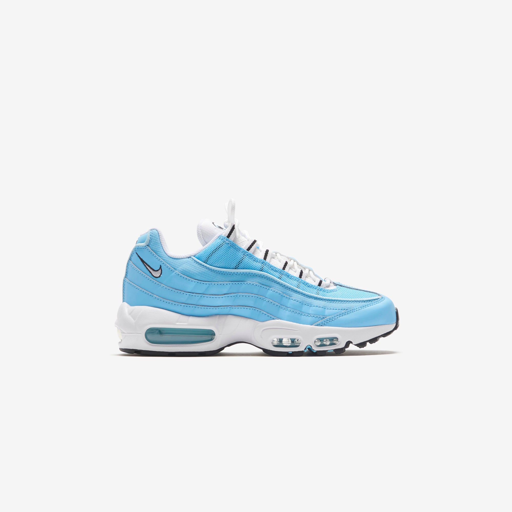 White and baby clearance blue air max 95