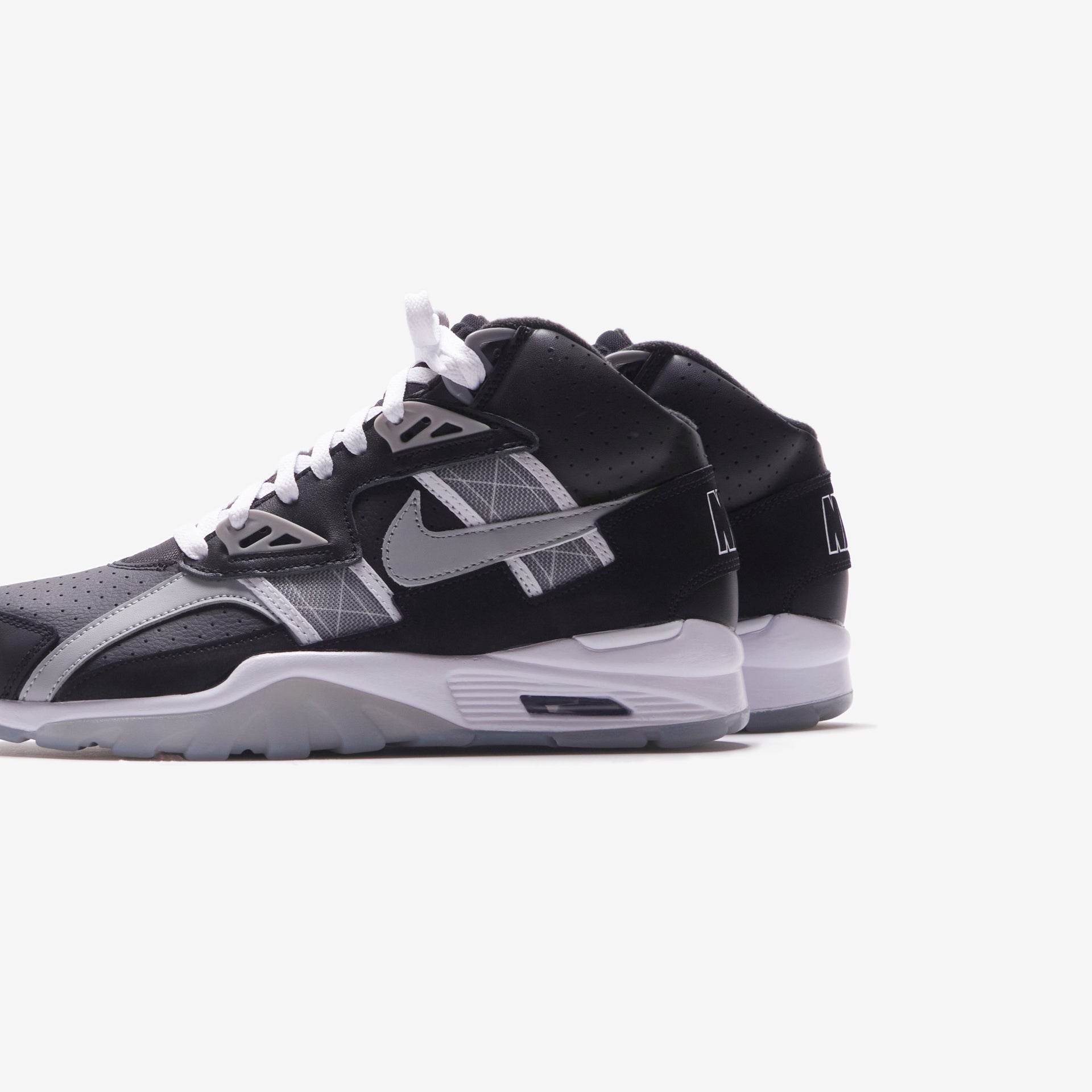 Nike Air Trainer SC High “Raiders” - Black / Cool Grey / White / Light Smoke Grey