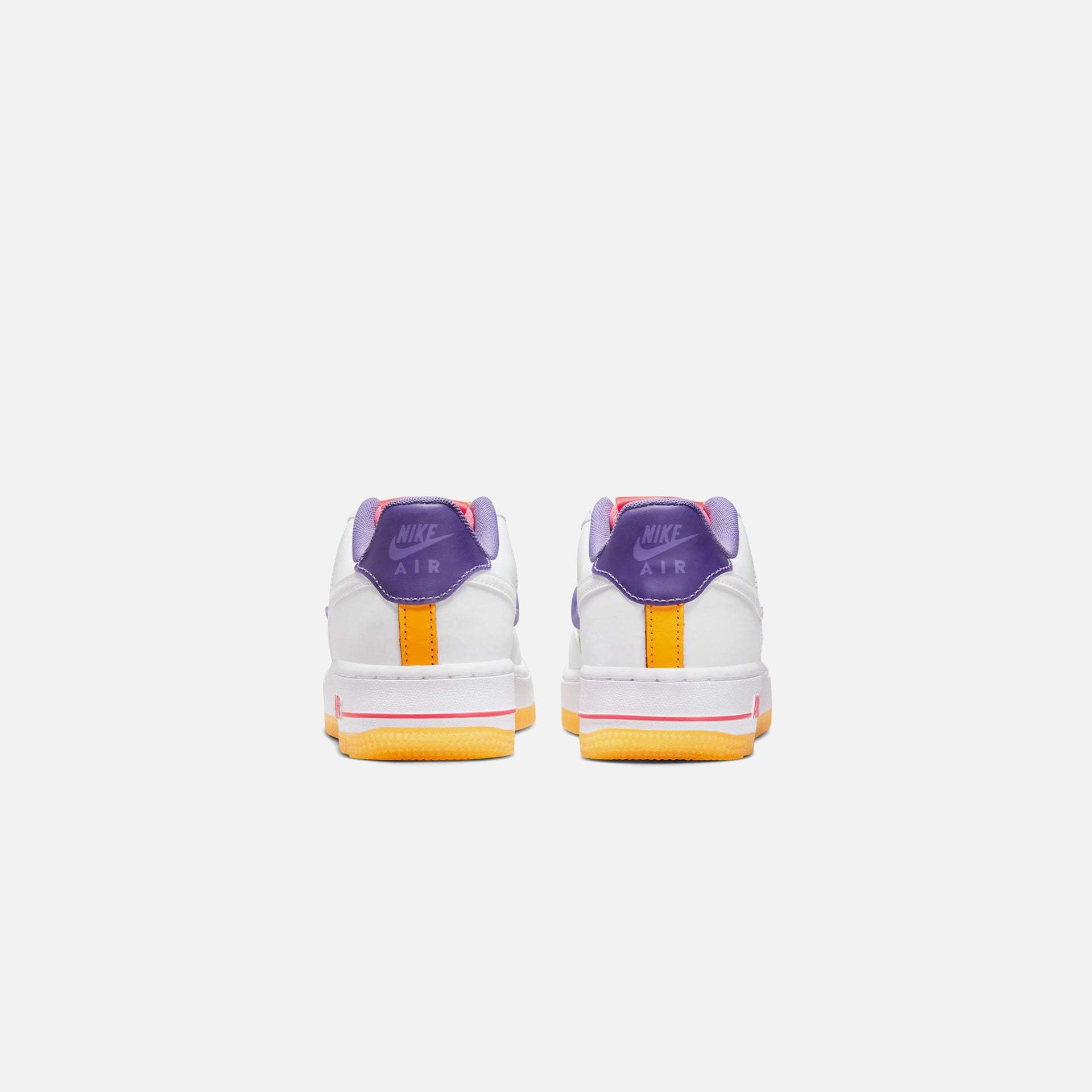 Nike Grade School Air Force 1 Lv8 - White / Space Purple / Sundial