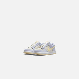 Nike Grade School Dunk Low SE - Oxygen Purple / Citron Tint / Summit White / Coconut Milk