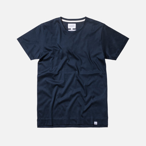 Norse Projects Esben Blind Stitch Tee - Navy