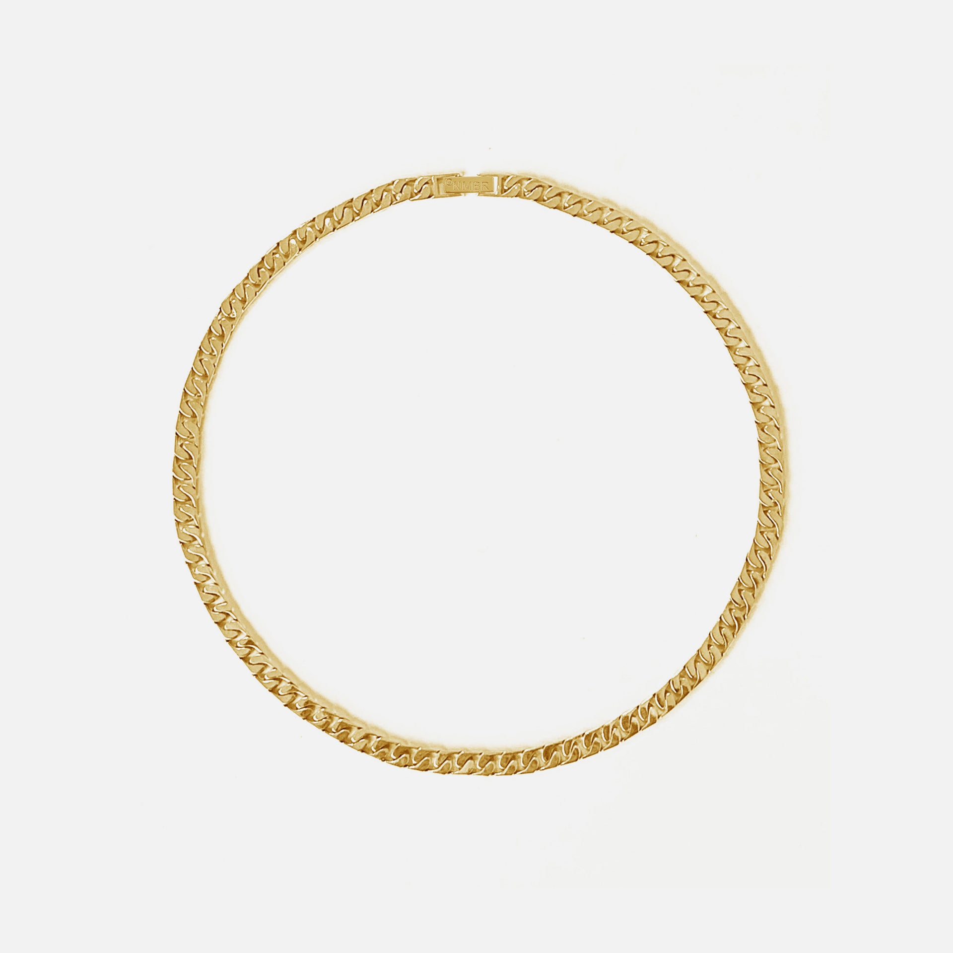 Numbering Link Necklace - Gold