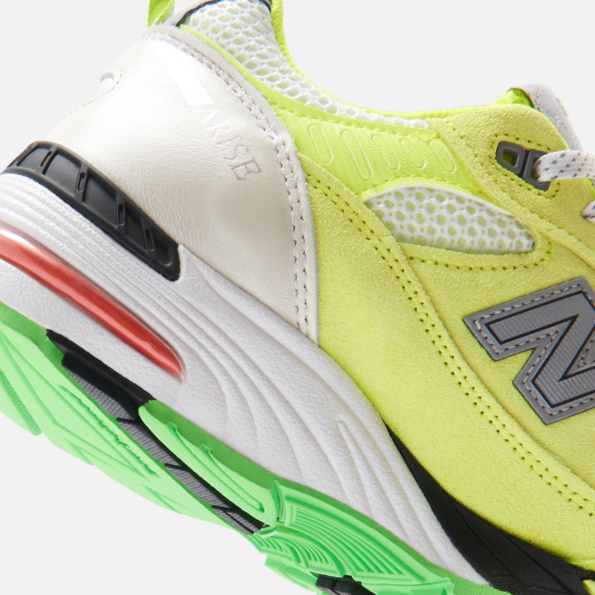 New Balance x Aries Arise WMNS Made in UK 991 - Neon Yellow / Silver / White