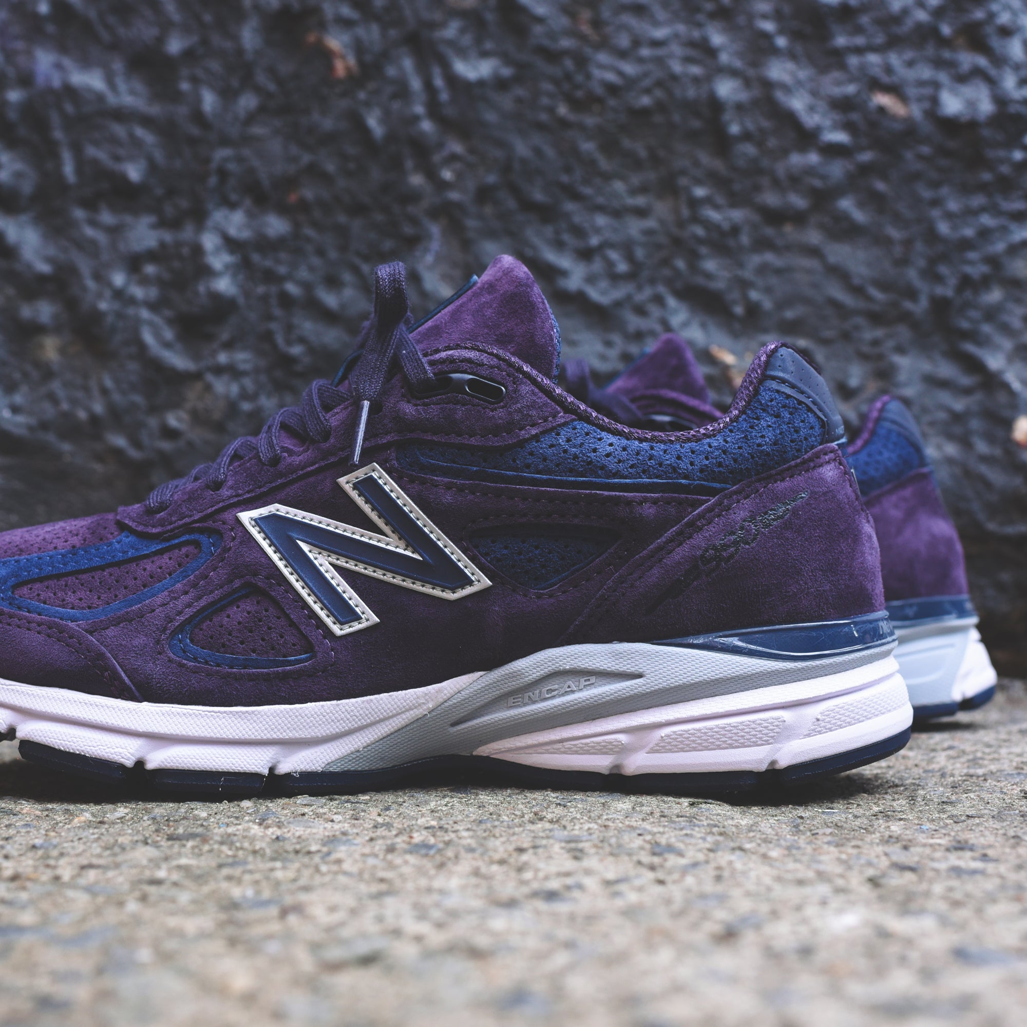 New Balance Made in US 990v4 - Elderberry / Pigment – Kith
