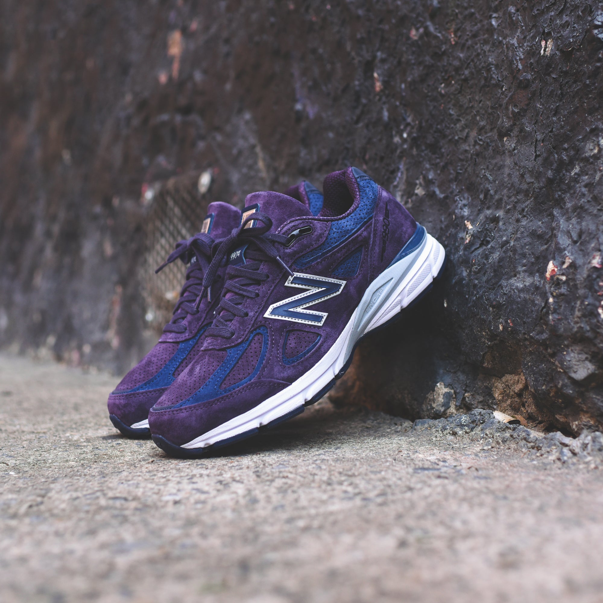 New Balance Made in US 990v4 Elderberry Pigment Kith