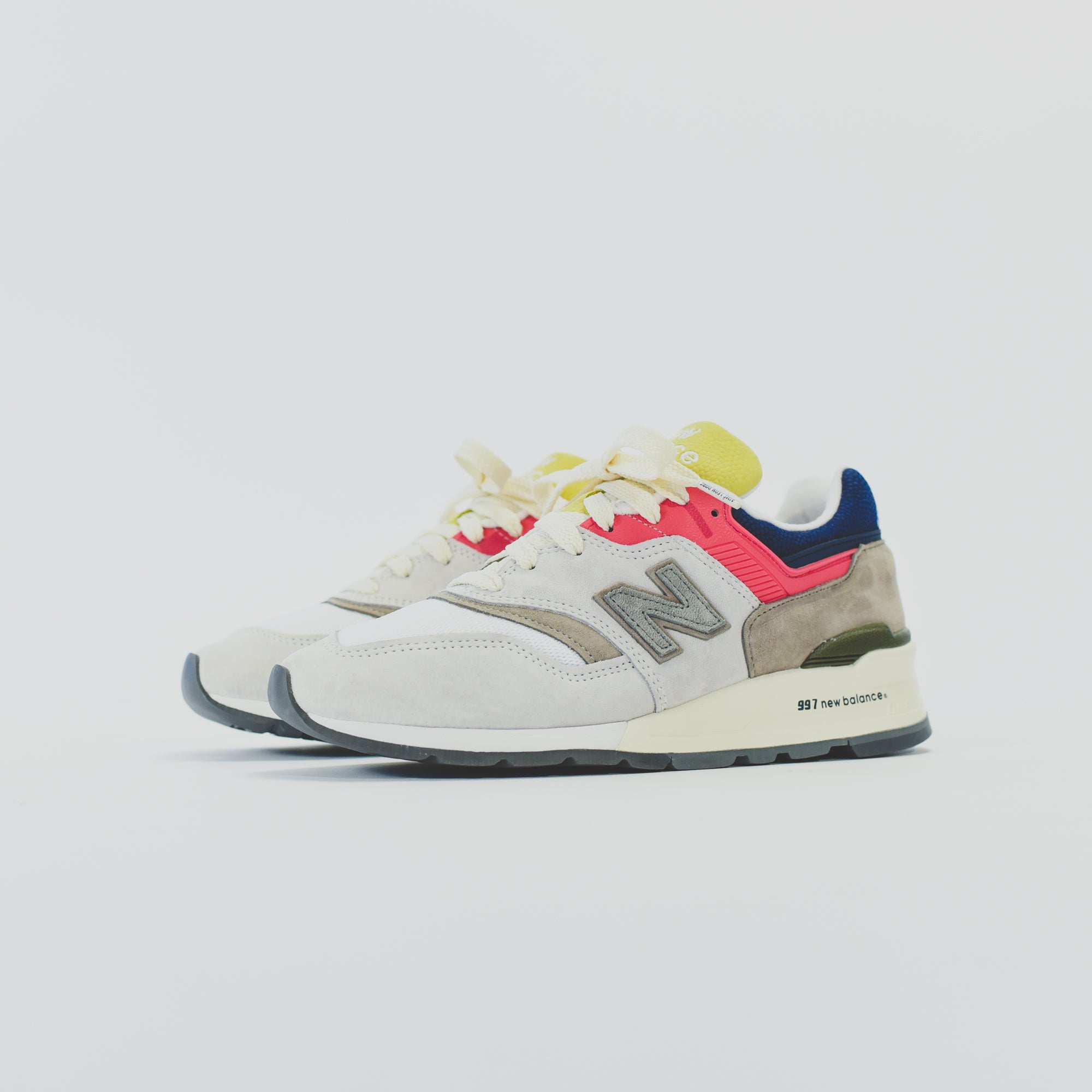 New Balance x Aimé Leon Dore 997 - Grey / Yellow / Navy – Kith