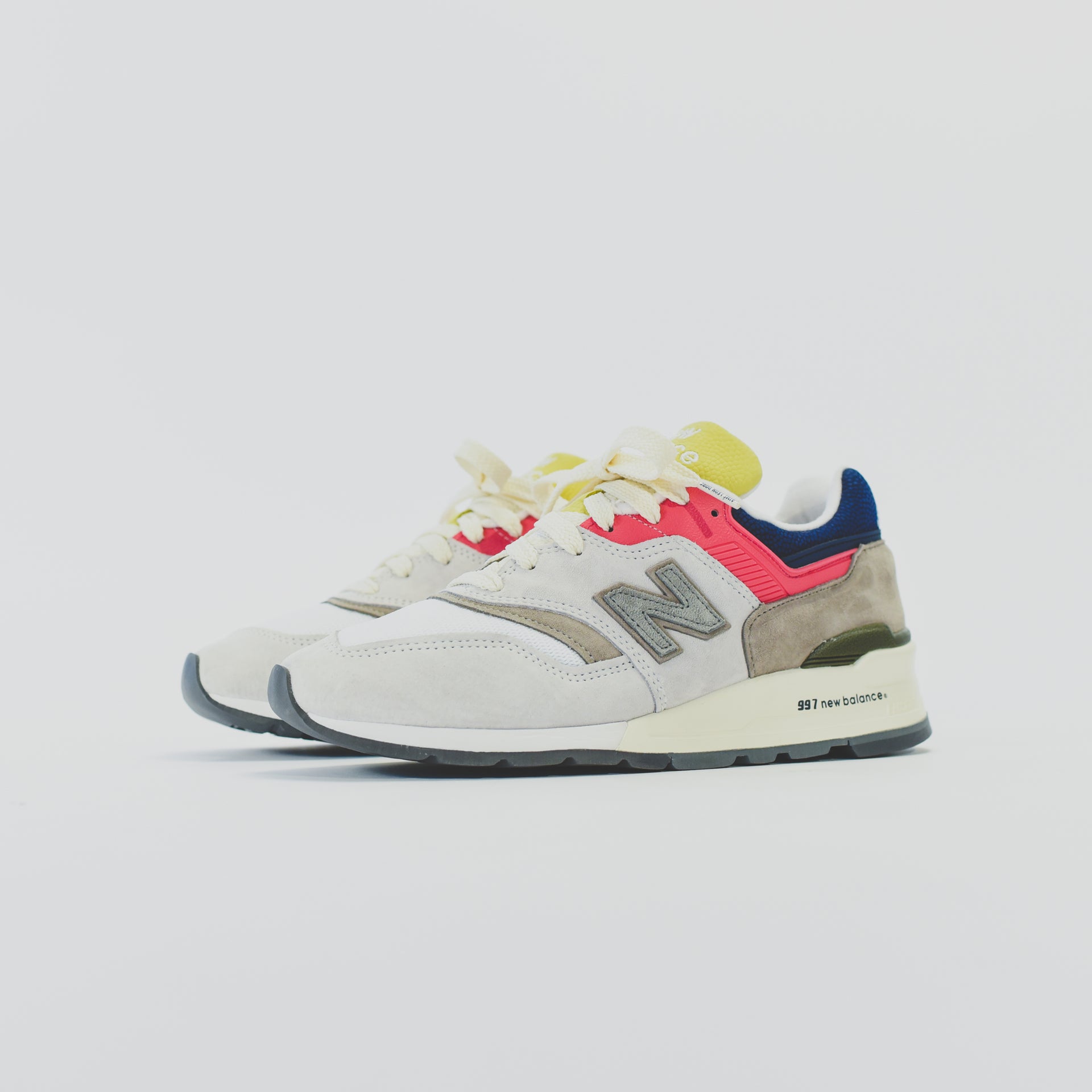 New Balance x Aimé Leon Dore 997 - Grey / Yellow / Navy