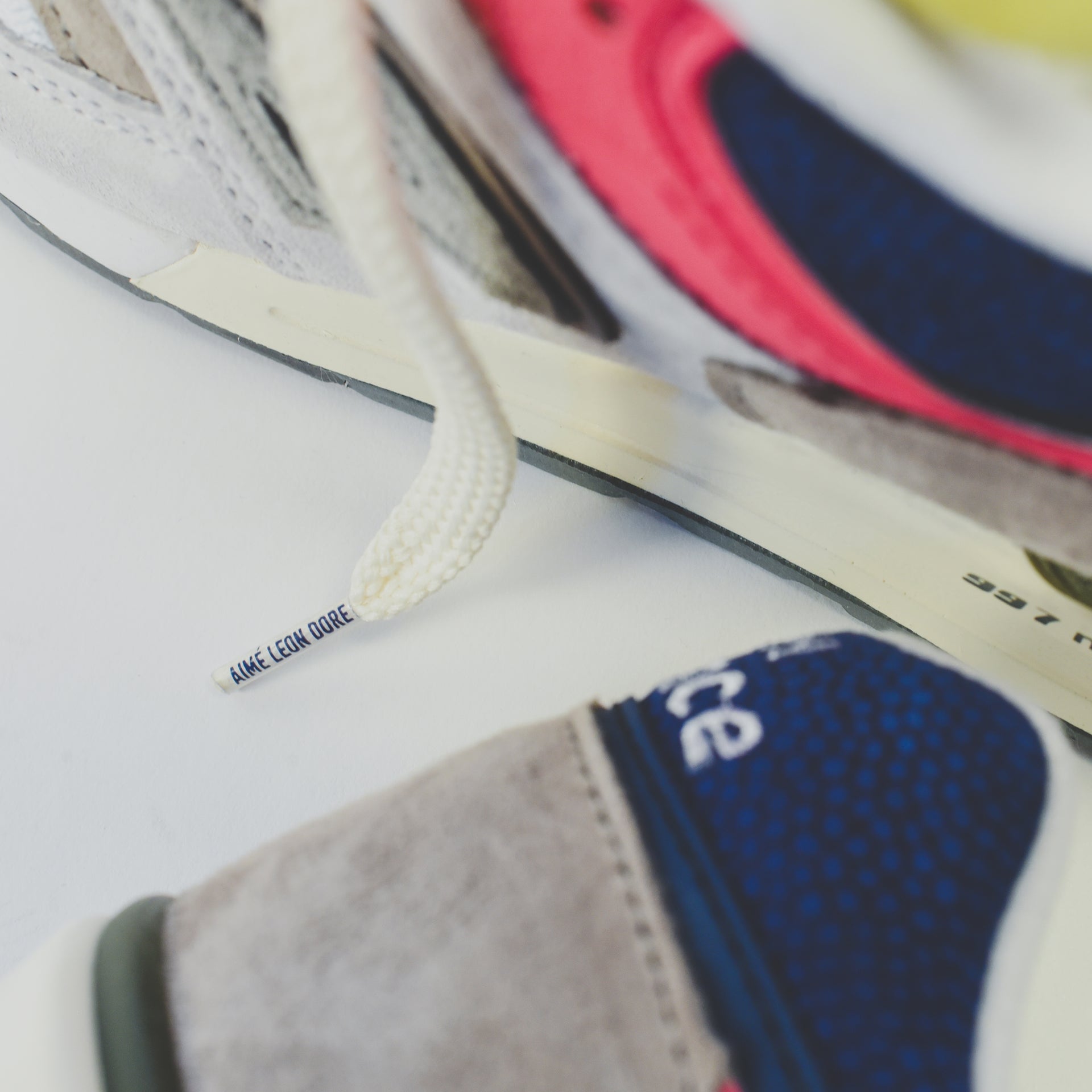New Balance x Aimé Leon Dore 997 - Grey / Yellow / Navy