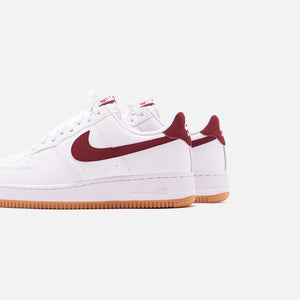 Nike Air Force 1 '07 - White / Team Red / Blue Void