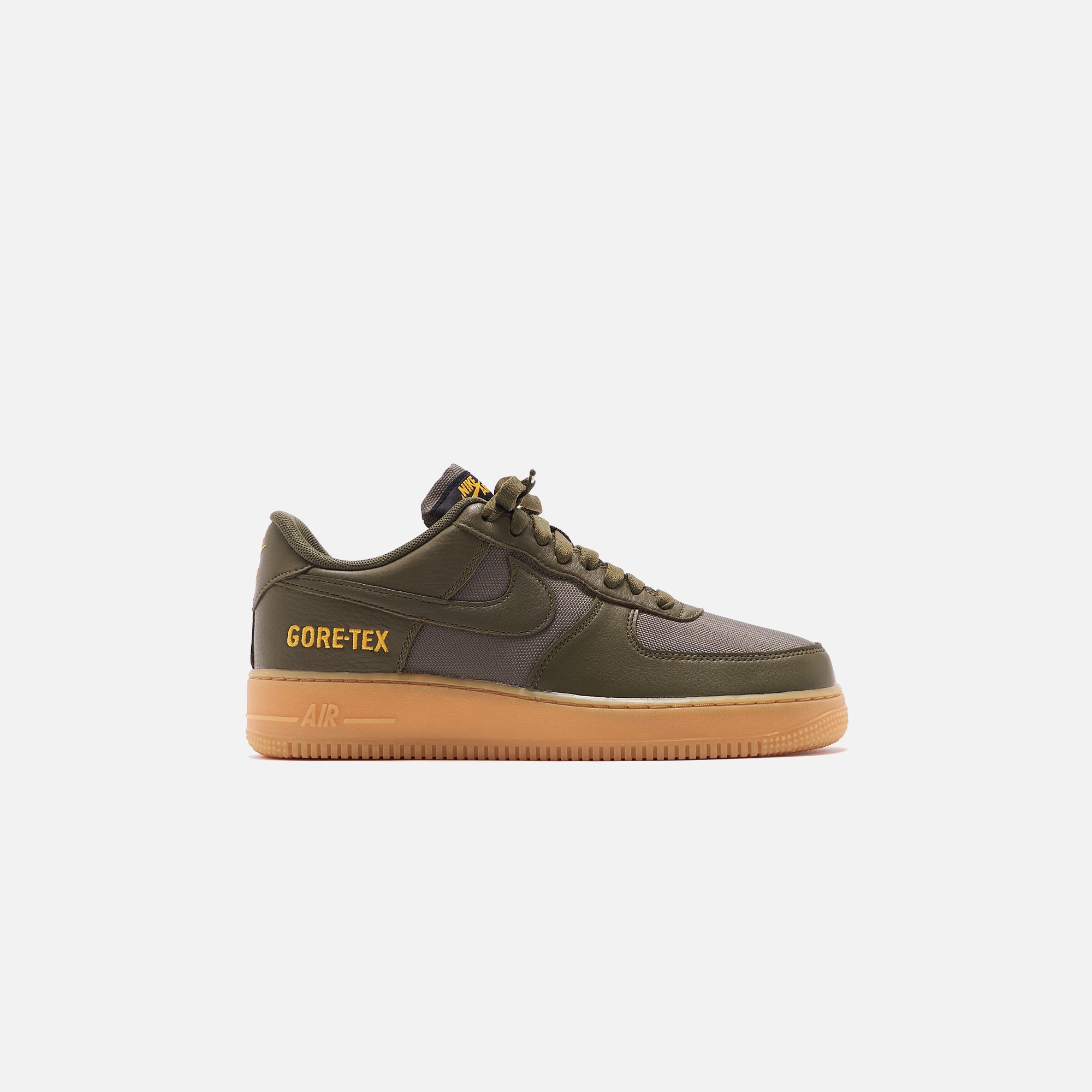 Nike x GORE-TEX Air Force 1 Low - Med Olive / Sequoia / Gold – Kith