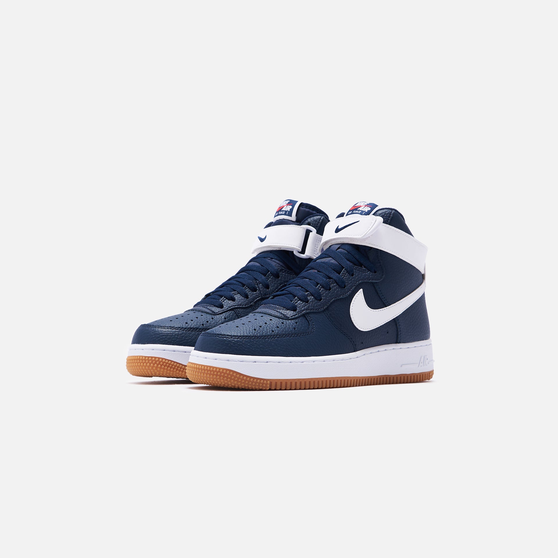 Nike Air Force 1 '07 High - Obsidian / White Red / Orbit White