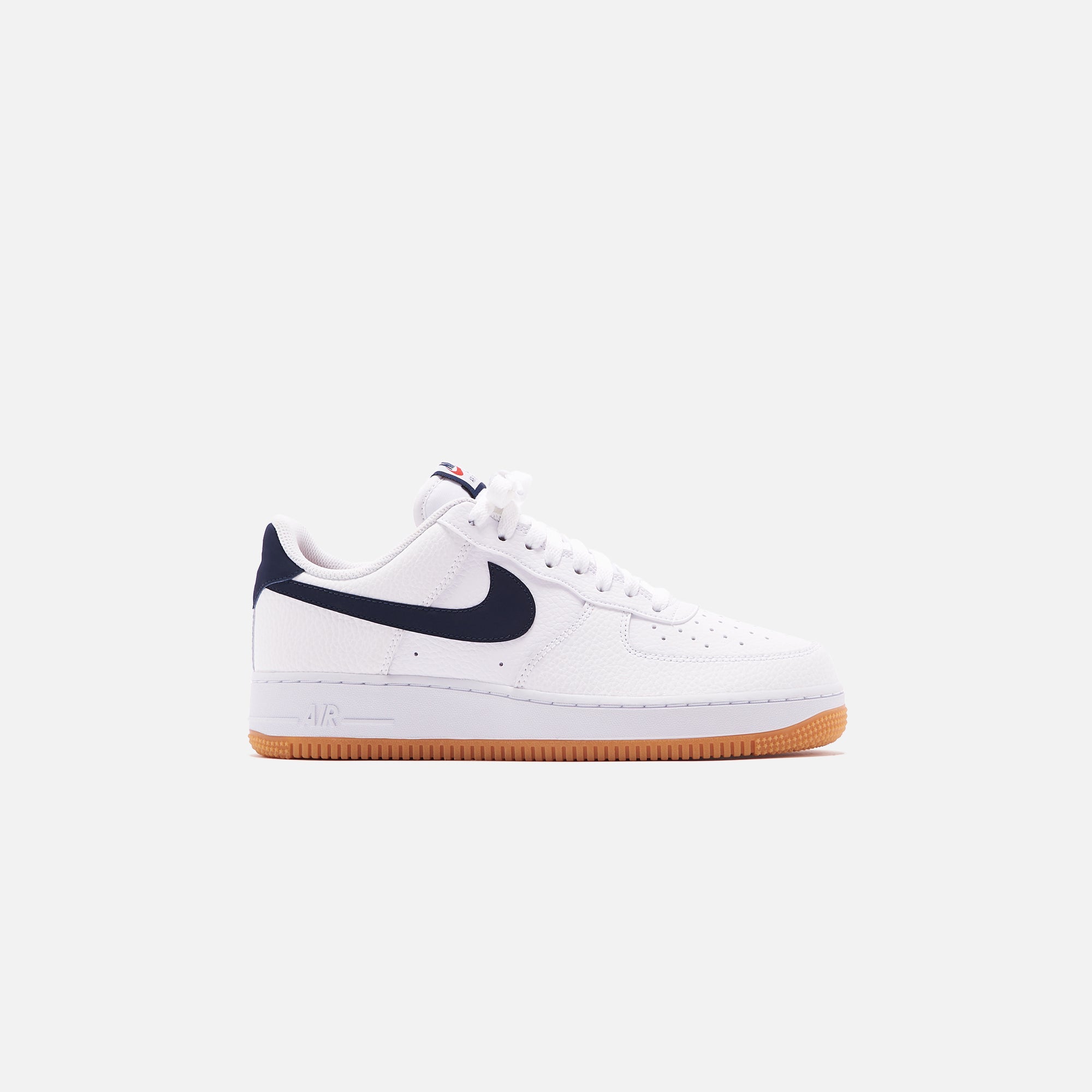 Nike Air Force 1 07 White Obsidian University Red Kith