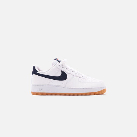 Nike Air Force 1 '07 - White / Obsidian / University Red