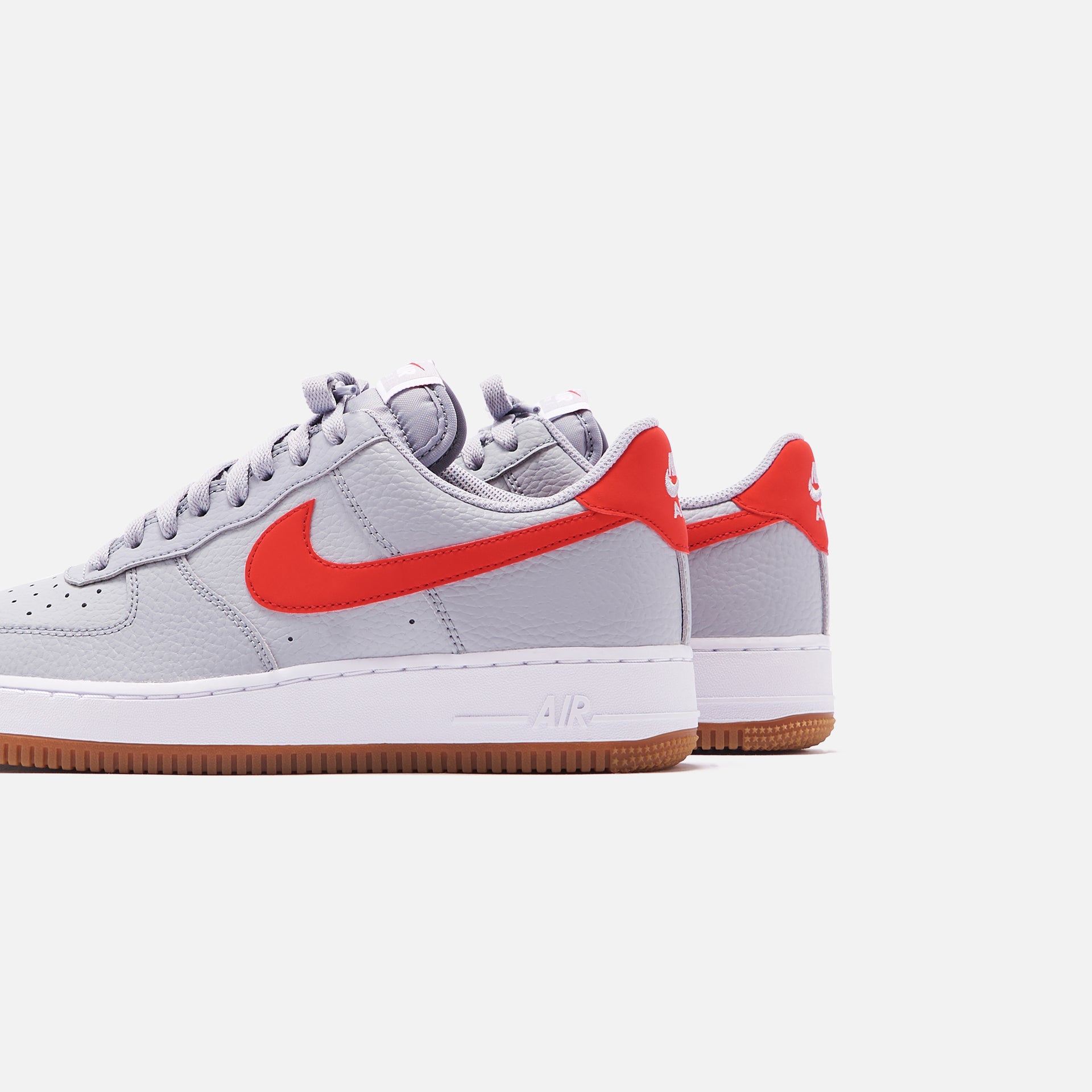Nike Air Force 1 '07 LV8 Low - Wolf Grey / University Red / White Gum