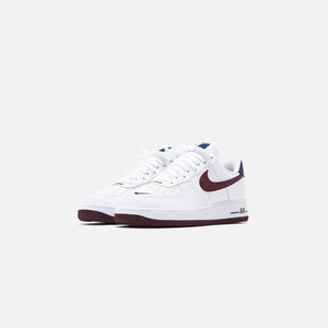 Nike Air Force One 1 Low '07 LV8 White Night Maroon Obsidian CJ8731-100  Size 10