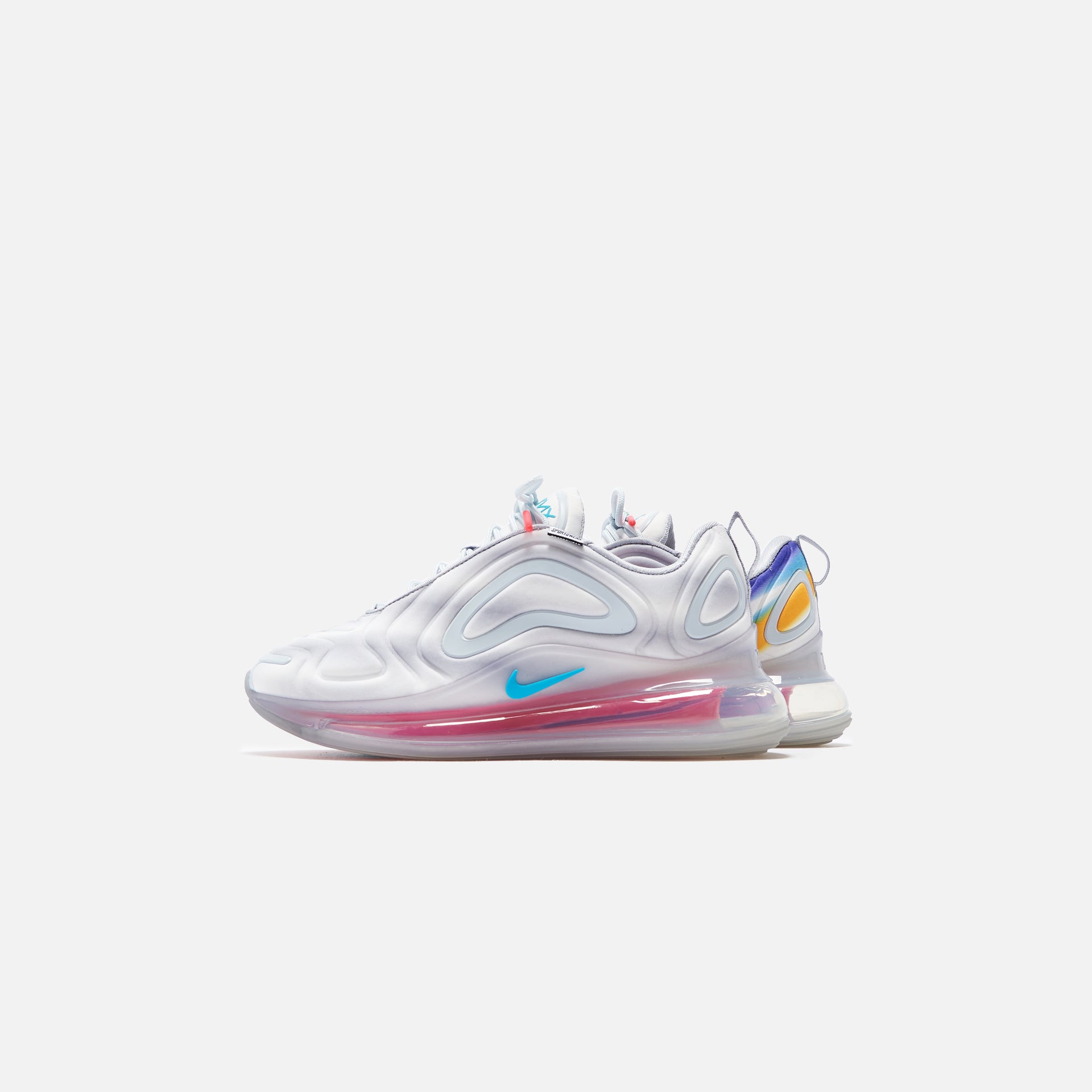 Nike Air Max 720 - Wolf Grey / Teal Nebula / Red Orbit / White