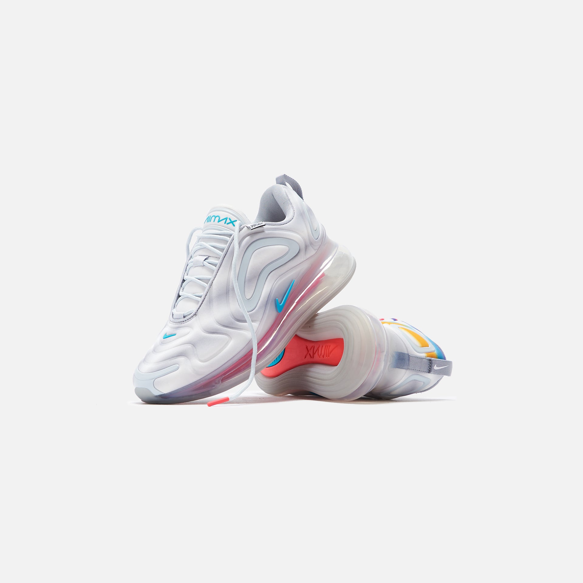Nike Air Max 720 - Wolf Grey / Teal Nebula / Red Orbit / White