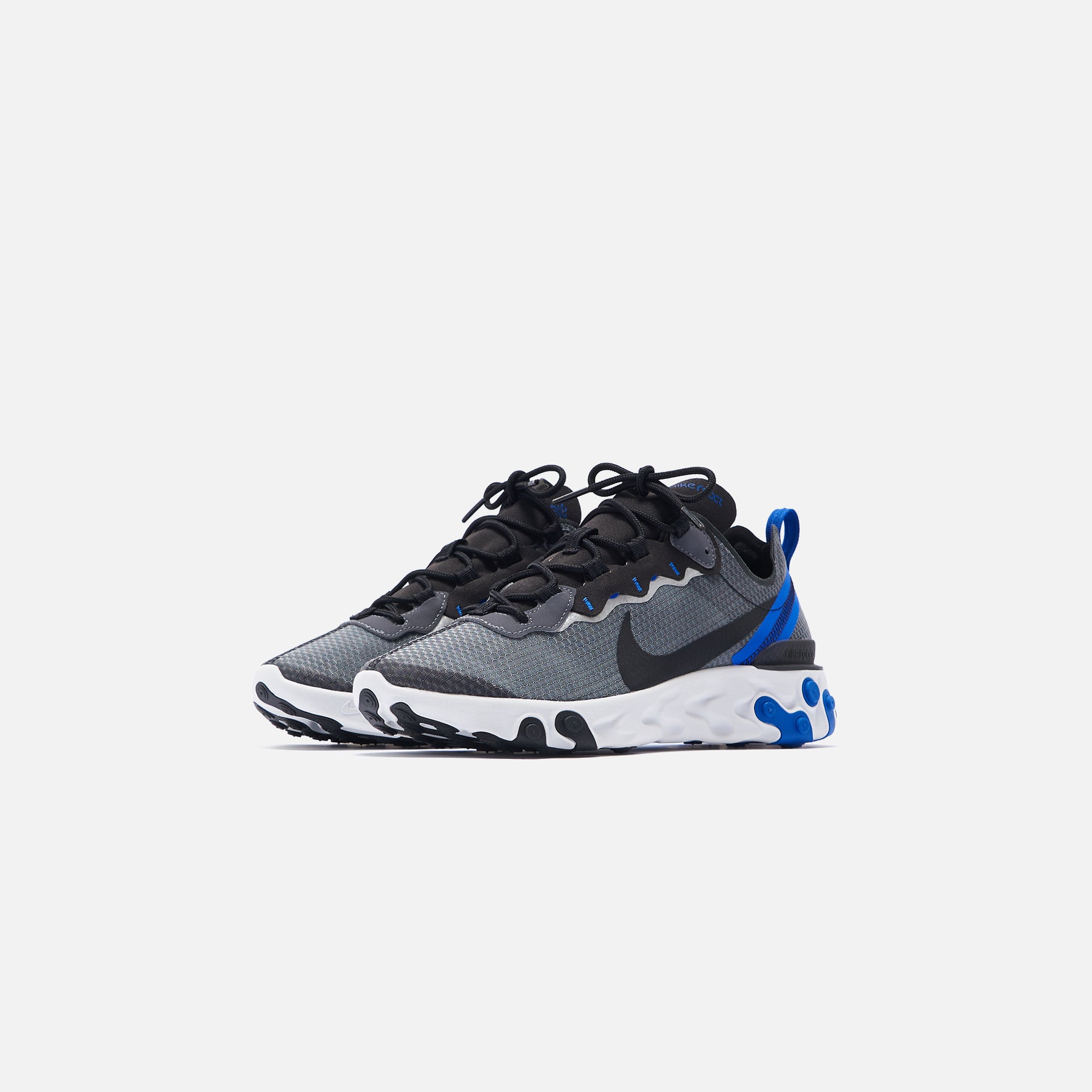 Nike React Element 55 SE - Black / Black Racer / Blue Summit