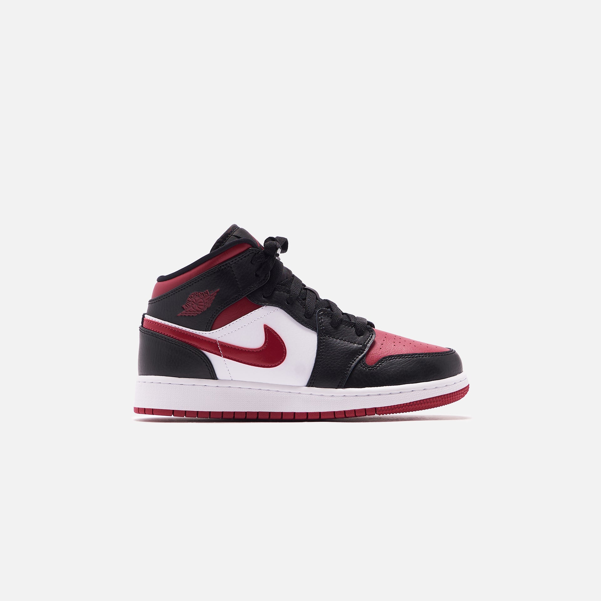 Nike Grade School Air Jordan Mid Black Noble Red White – Kith