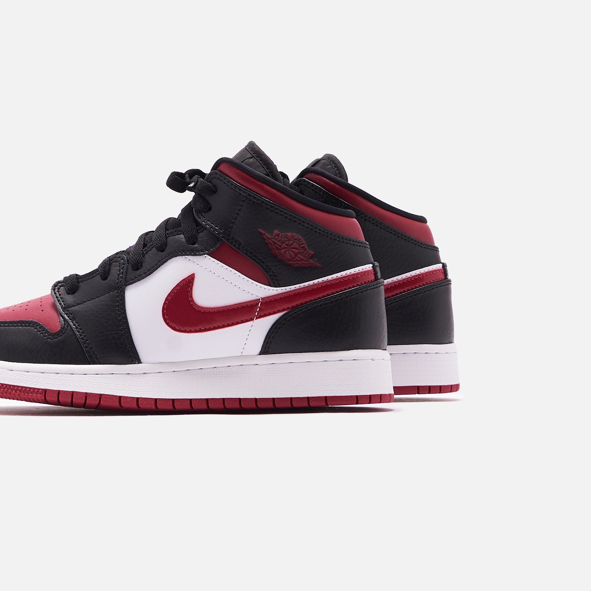 Nike Grade School Air Jordan 1 Mid - Black / Noble Red / White