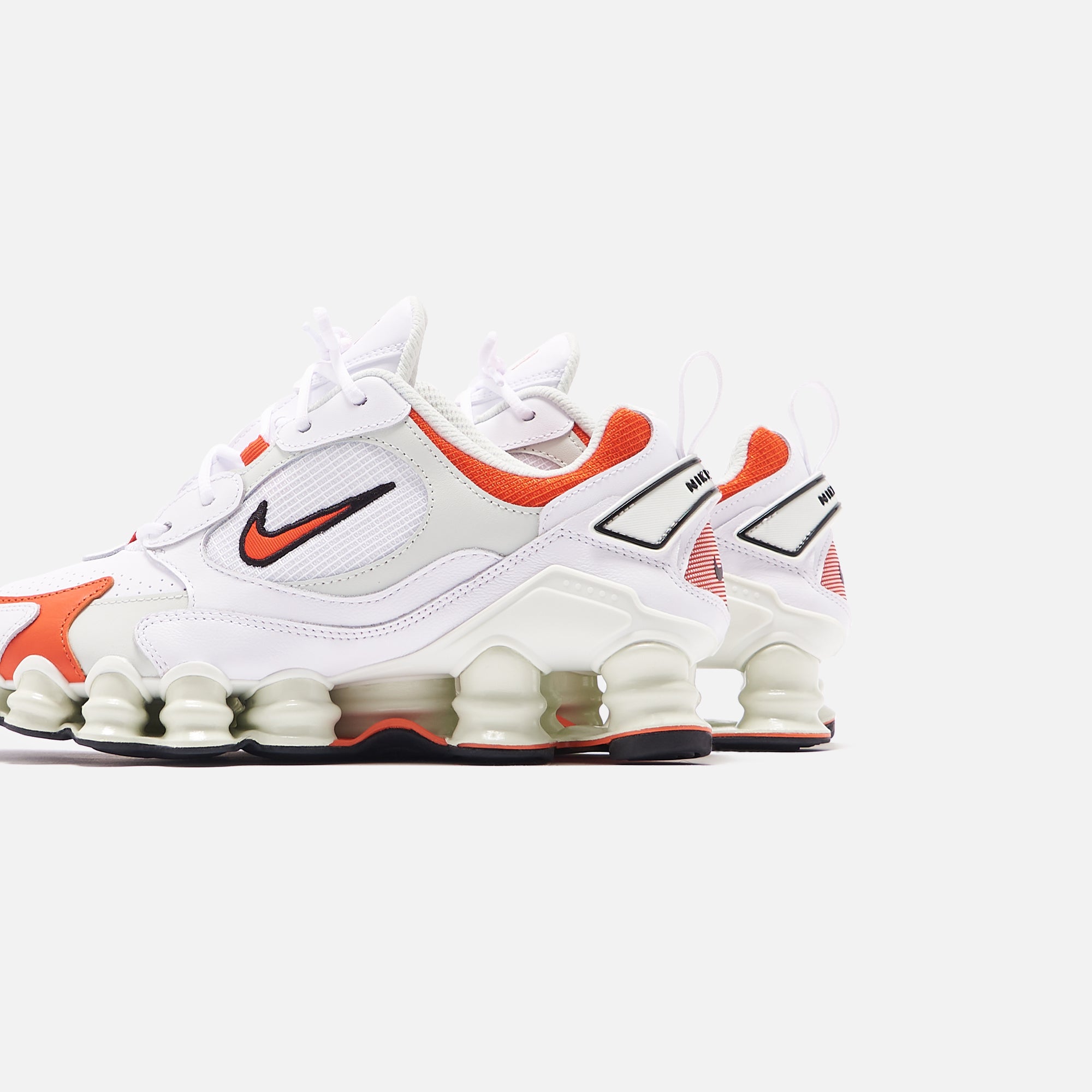 Nike WMNS Shox TL - Nova White / Team Orange / Spruce Aura – Kith