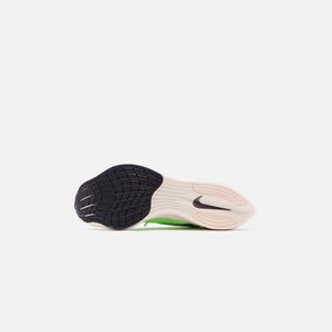 Nike ZoomX Vaporfly Next% - Electric Green / Black / Guava Ice