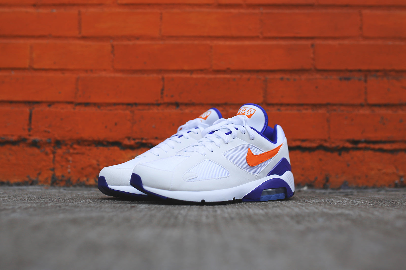 Nike Air Max 180 - White / Orange / Purple