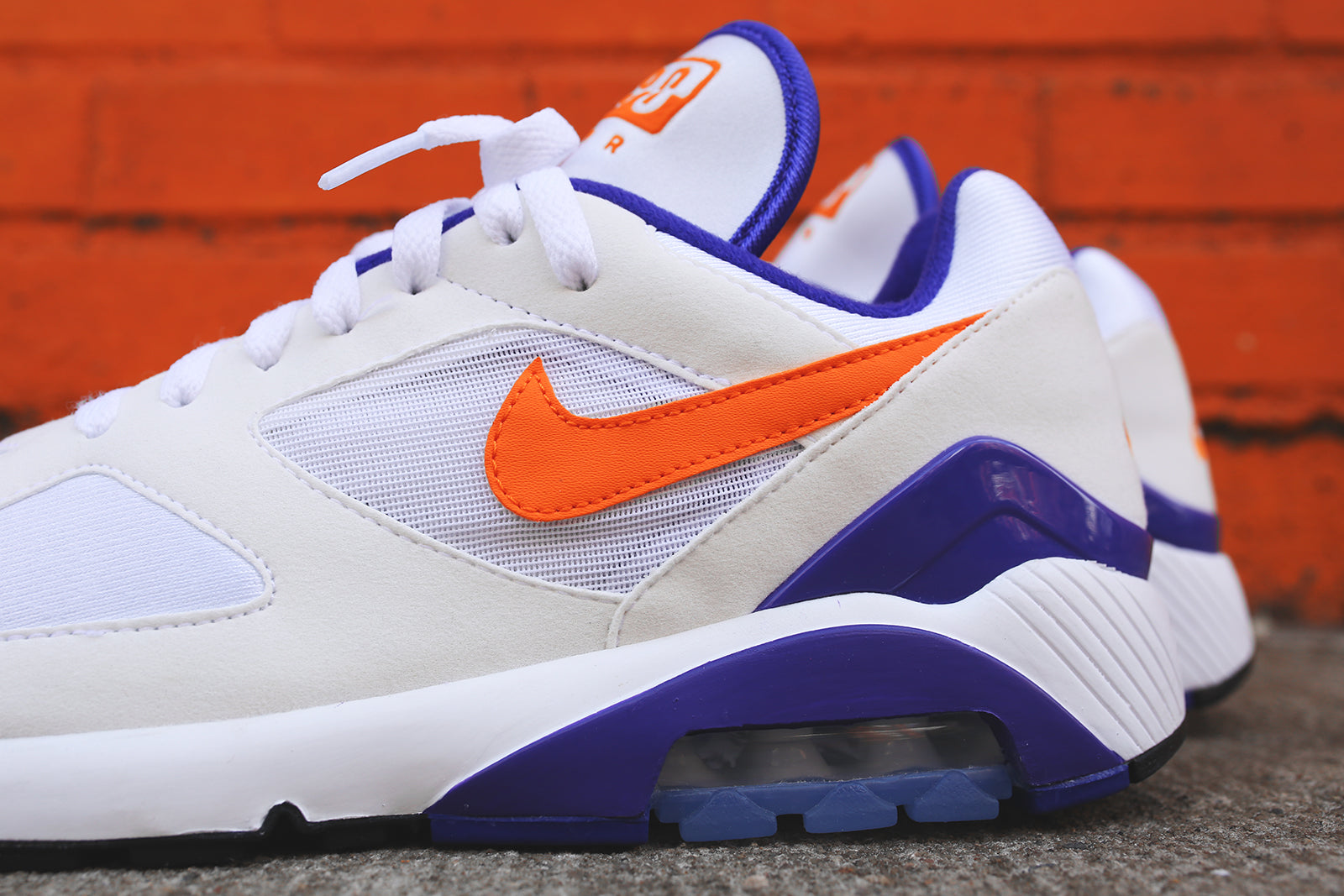 Nike Air Max 180 - White / Orange / Purple