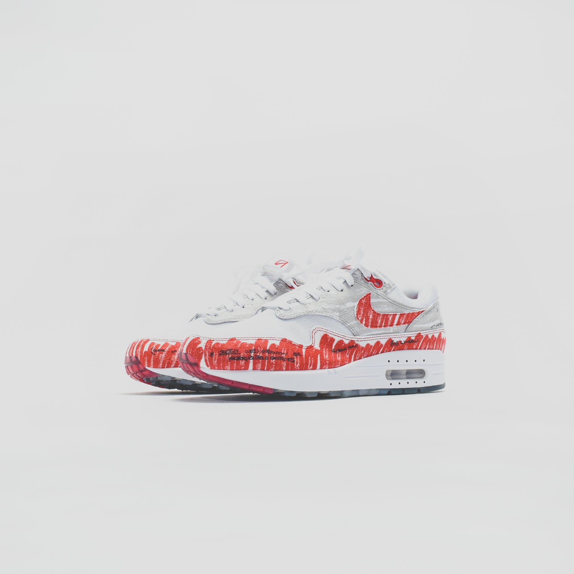 Nike Air Max 1 Sketch to Self - White / University Red / Neutral Grey