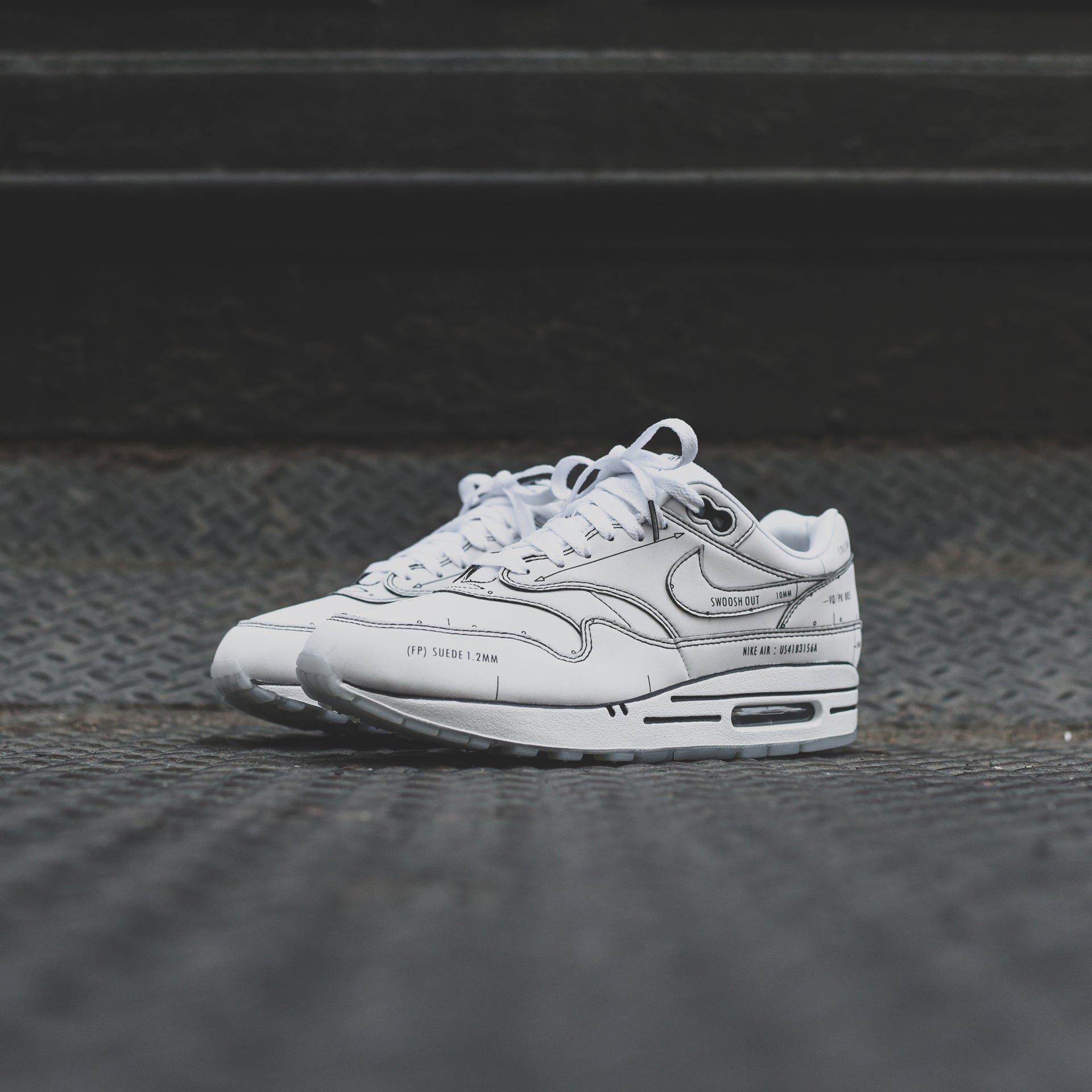 Nike Air Max 1 Sketch to Shelf - White / Black