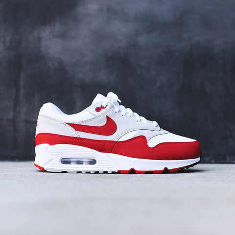 Nike WMNS Air Max 90/1 - White / University Red / Neutral Grey
