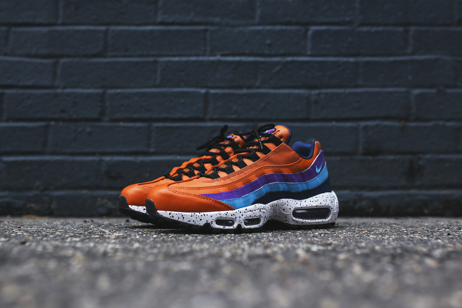 Nike Air Max 95 PRM Orange Multi White – Kith - Main Image