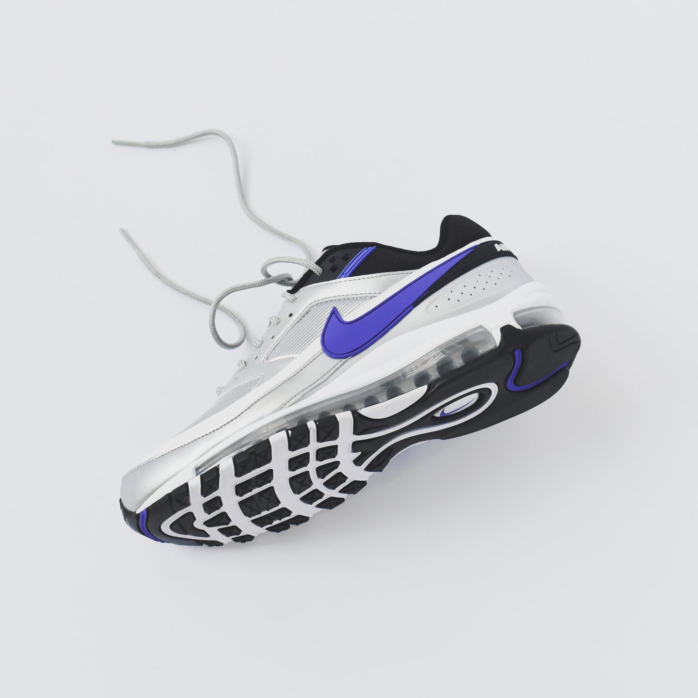 Nike Air Max 97/BW - Metallic Silver / Persian Violet / Black â Kith